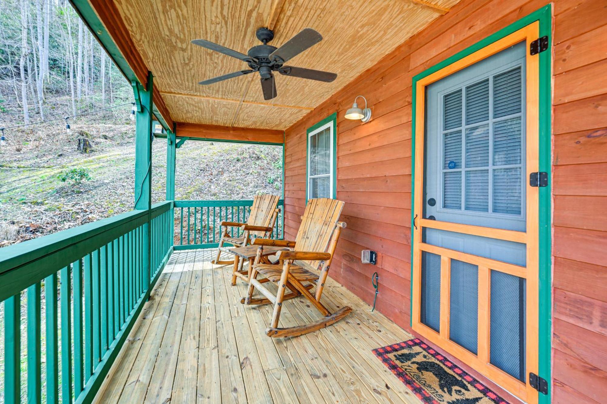 Smoky Mountain Cabin With Camping Area And Fire Pit! Whittier Exterior foto